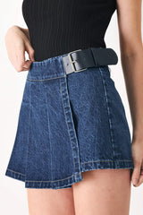 OFF DUTY DENIM SKORT - Flying Tomato - Flyclothing LLC