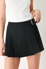 NOIR FLIRT DENIM SKORT - Flying Tomato - Flyclothing LLC