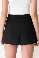 NOIR FLIRT DENIM SKORT - Flying Tomato - Flyclothing LLC
