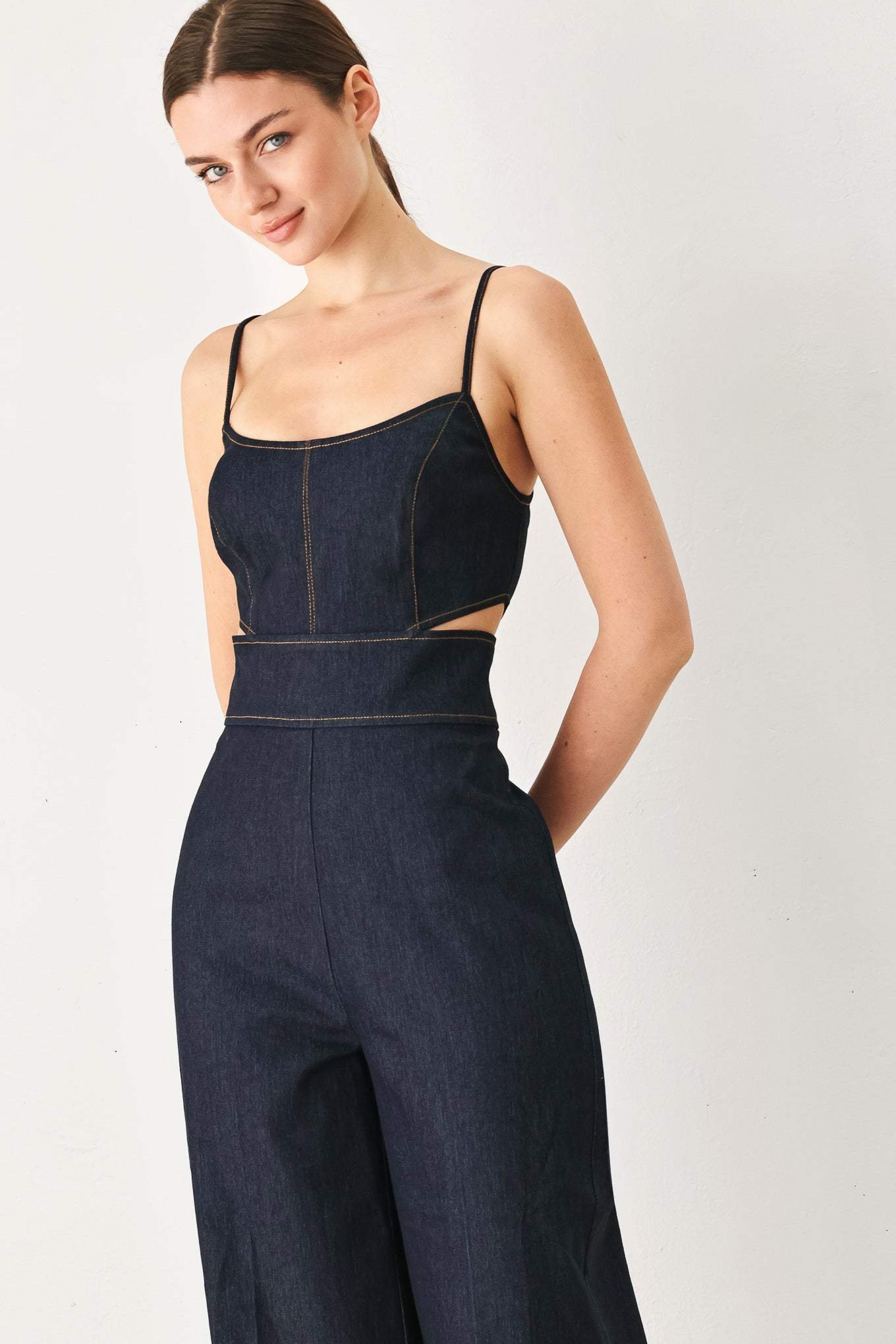 LOVELY MUSE DENIM JUMPSUIT