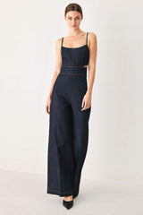 LOVELY MUSE DENIM JUMPSUIT