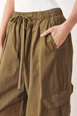 STAY IN MOTION WOVEN BARREL PANTS - Flying Tomato - Flyclothing LLC