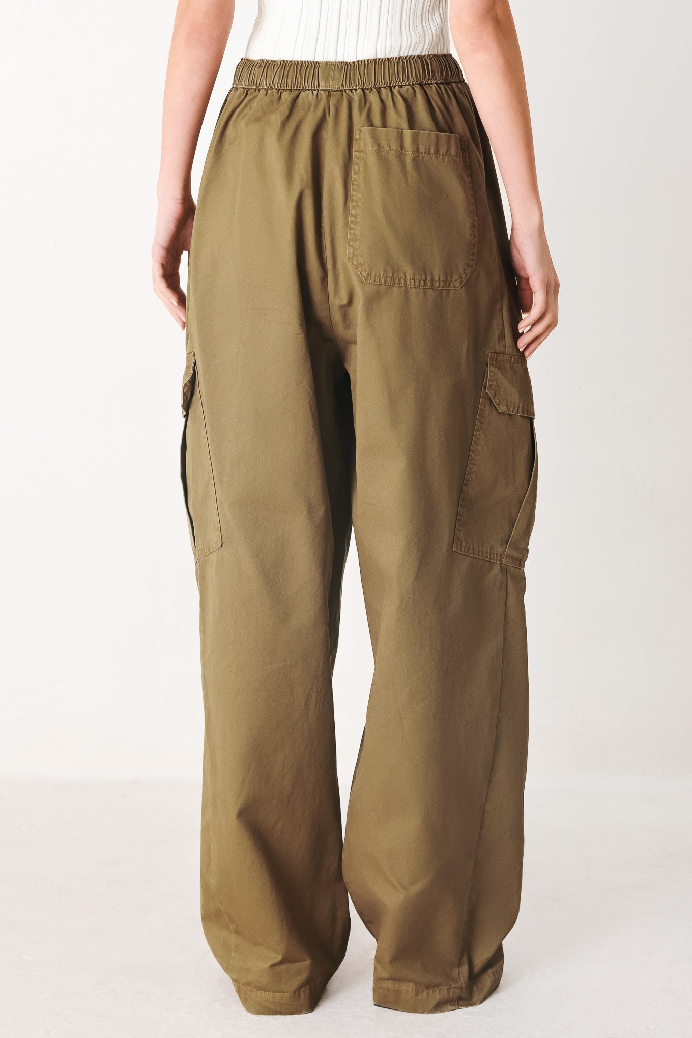 STAY IN MOTION WOVEN BARREL PANTS - Flying Tomato - Flyclothing LLC