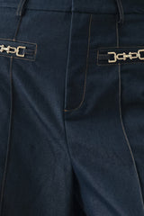 YACHT CLUB WOVEN WIDE LEG PANTS