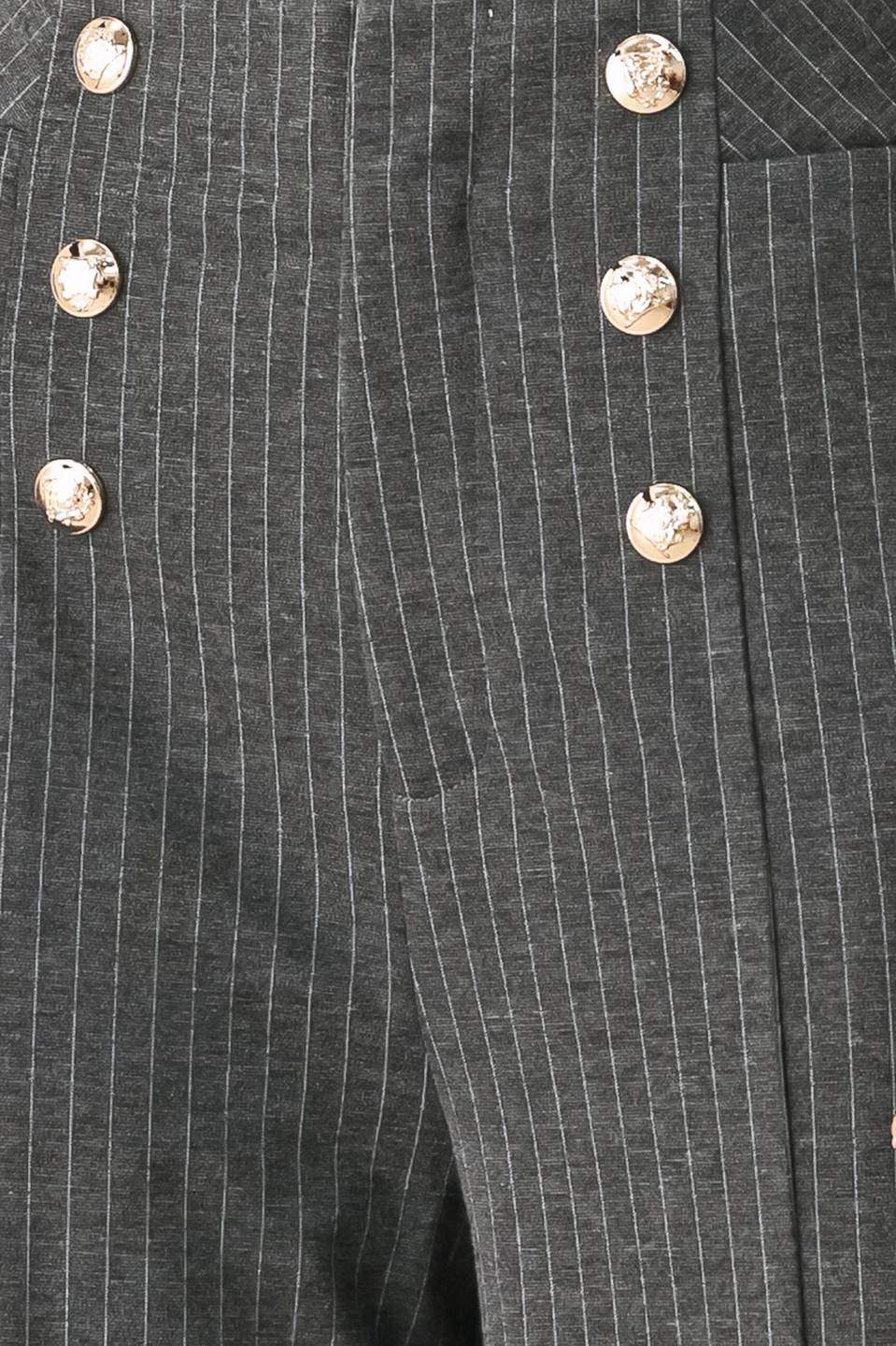 MODERN PINSTRIPE WOVEN PANTS