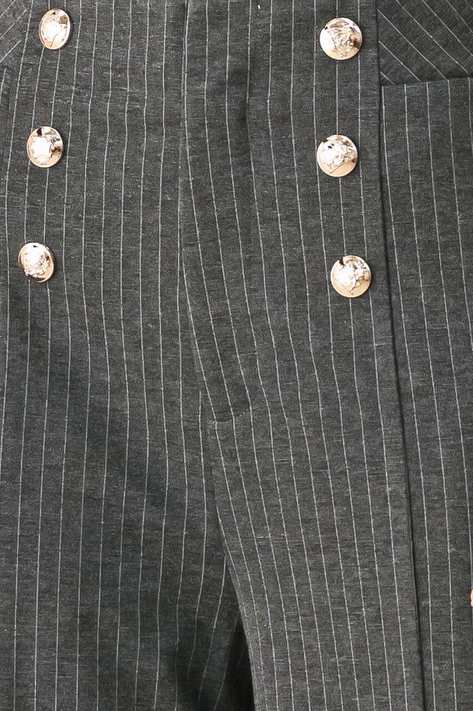 MODERN PINSTRIPE WOVEN PANTS