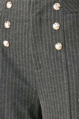 MODERN PINSTRIPE WOVEN PANTS