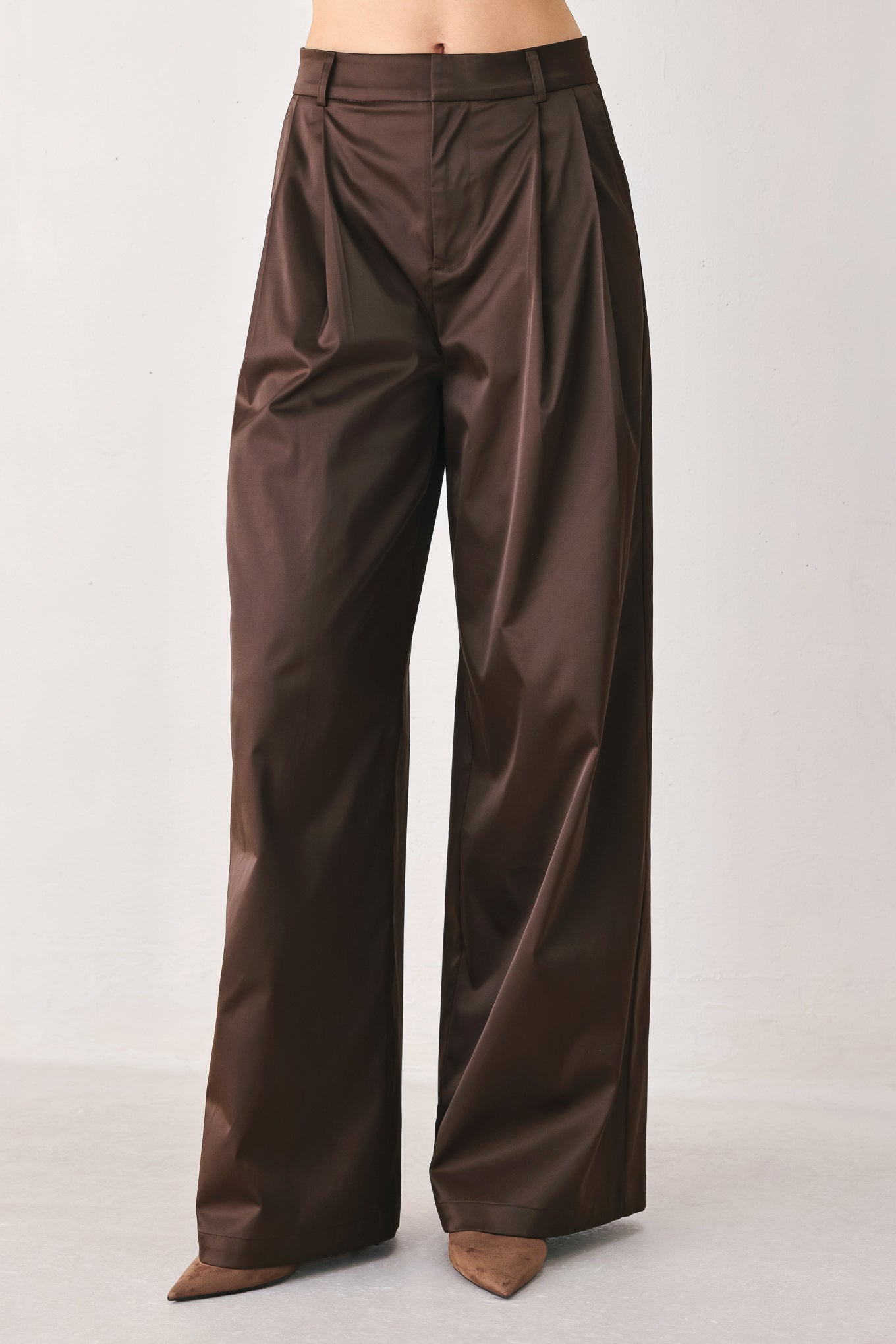 PARCHMENT RELAXED-FIT WOVEN PANTS
