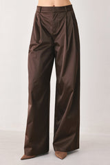 PARCHMENT RELAXED-FIT WOVEN PANTS