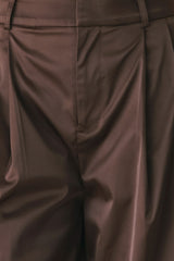 PARCHMENT RELAXED-FIT WOVEN PANTS