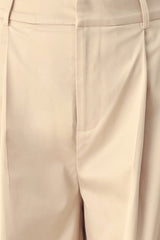 PARCHMENT RELAXED-FIT WOVEN PANTS