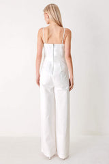 TRUE LOVE LOOK WOVEN JUMPSUIT - Flying Tomato - Flyclothing LLC