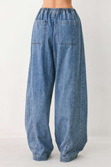 RELAXED RETREAT DENIM PANTS - Flying Tomato - Flyclothing LLC