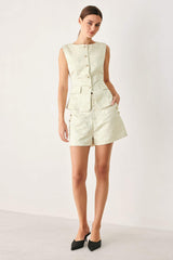 MARZIPAN FLORAL WOVEN JACQUARD SHORTS