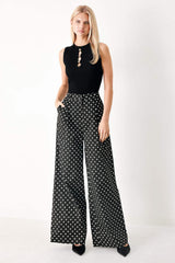 FOREVER CHIC POLKA WOVEN PANTS - Flying Tomato - Flyclothing LLC