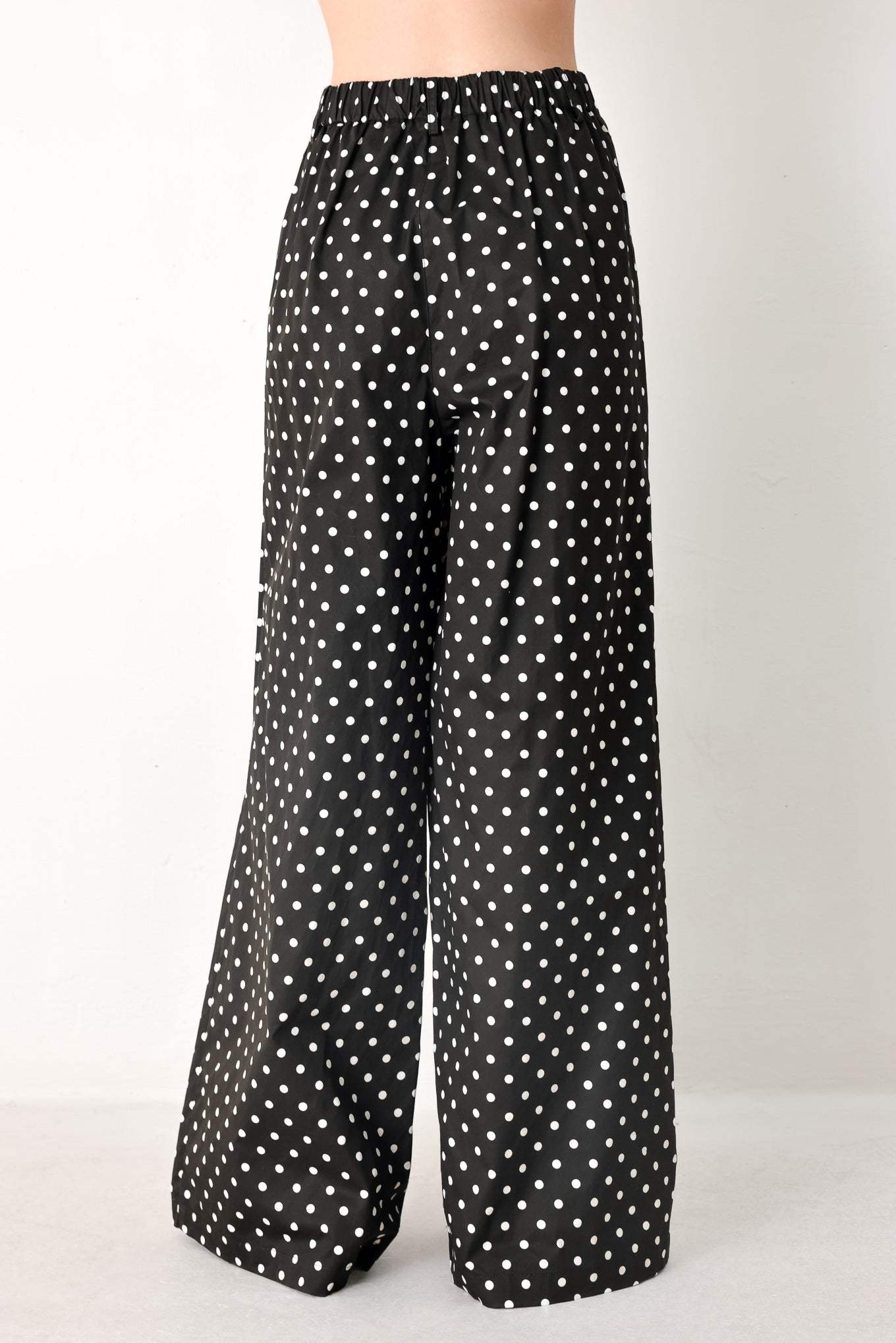 FOREVER CHIC POLKA WOVEN PANTS - Flying Tomato - Flyclothing LLC