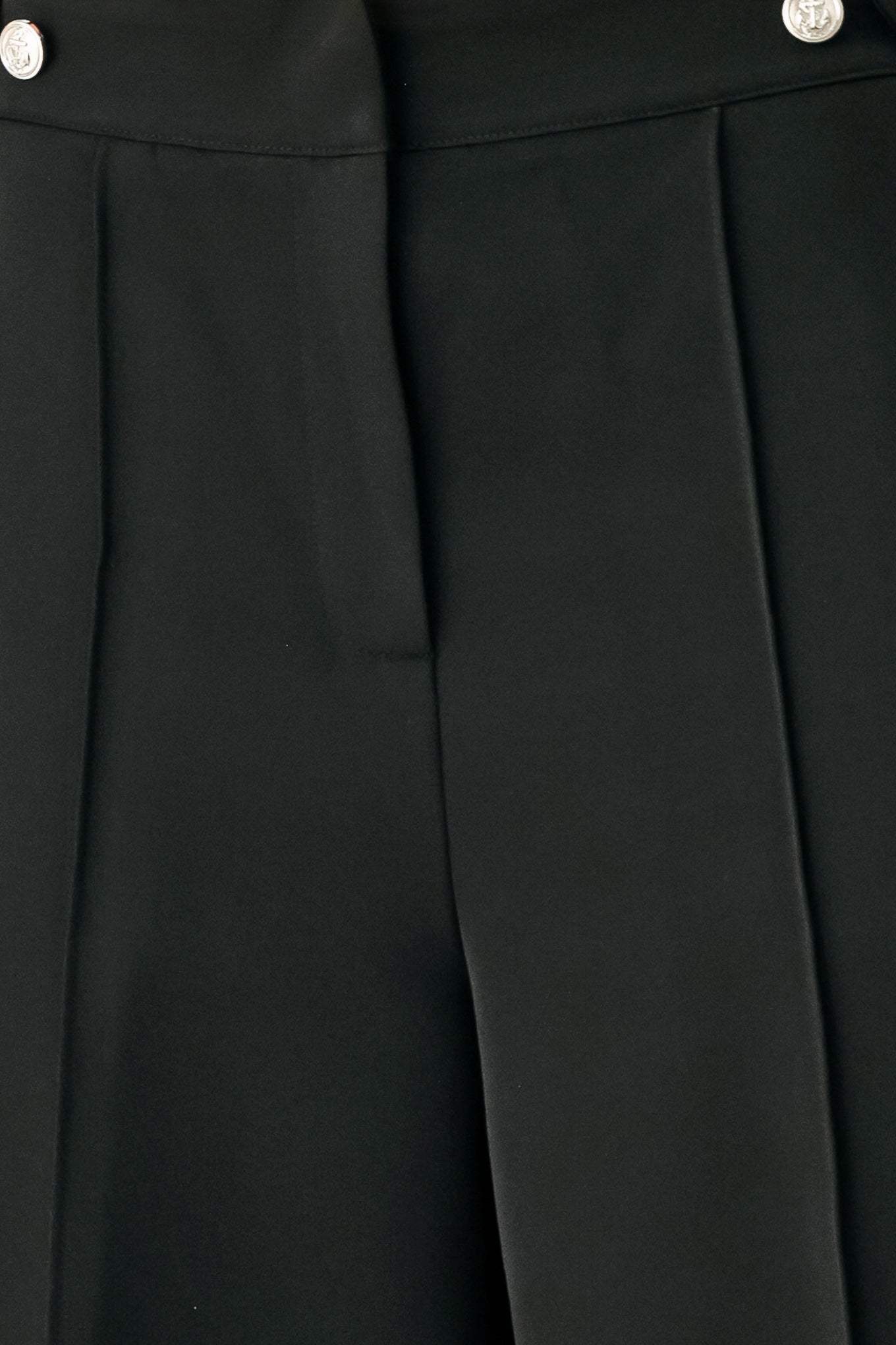 BLACK POWER PALAZZO WOVEN PANTS