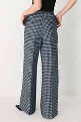 NOIR SOCIETY WOVEN WIDE LEG PANTS