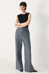 NOIR SOCIETY WOVEN WIDE LEG PANTS