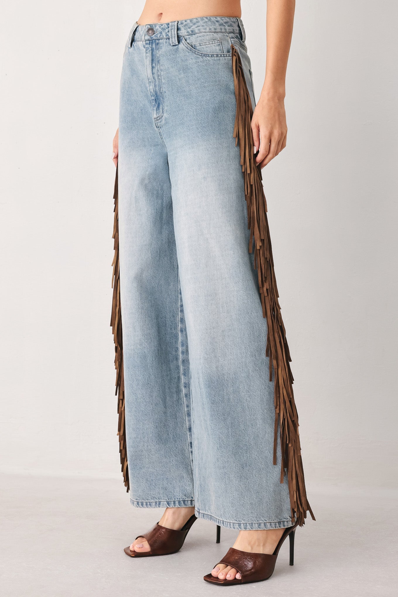NASHVILLE SIDE WASHED DENIM PANTS