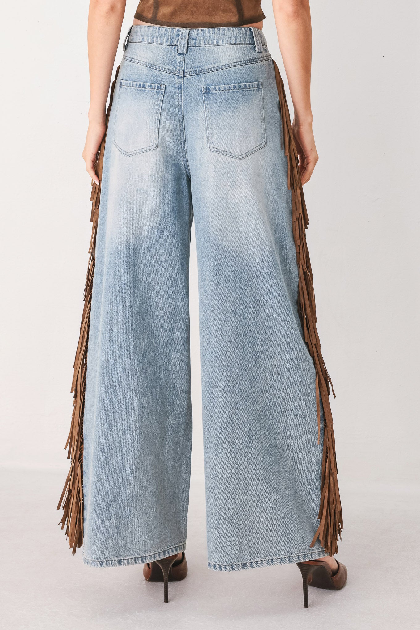 NASHVILLE SIDE WASHED DENIM PANTS