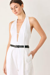 PRETTY MOMENT HALTER WOVEN JUMPSUIT - Flying Tomato - Flyclothing LLC