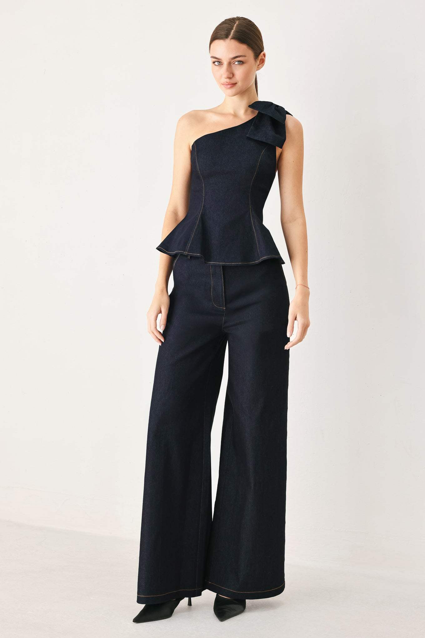 DARK INDIGO DENIM PANTS - Flying Tomato - Flyclothing LLC