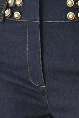DARK INDIGO DENIM PANTS - Flying Tomato - Flyclothing LLC