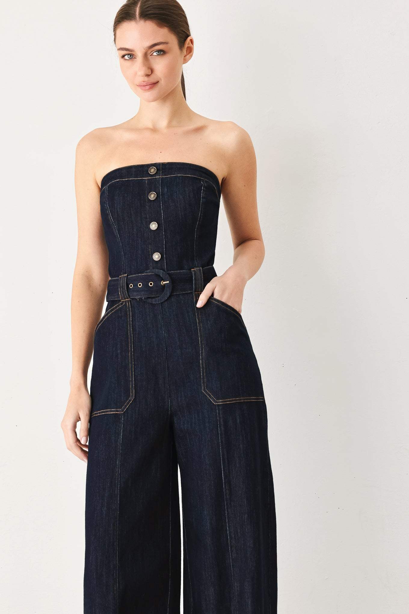 IT GIRL DENIM JUMPSUIT