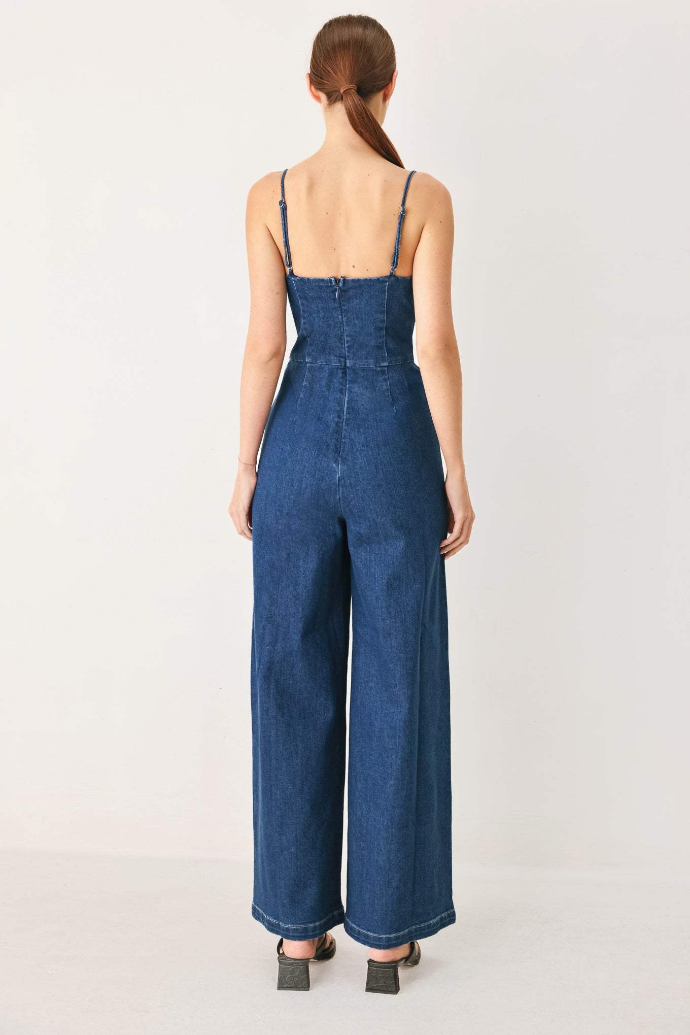 SWEET CHARM DENIM JUMPSUIT - Flying Tomato - Flyclothing LLC