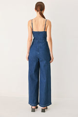 SWEET CHARM DENIM JUMPSUIT
