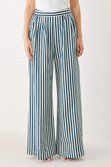 PORTSIDE STRIPE WOVEN WIDE LEG PANTS - Flying Tomato - Flyclothing LLC