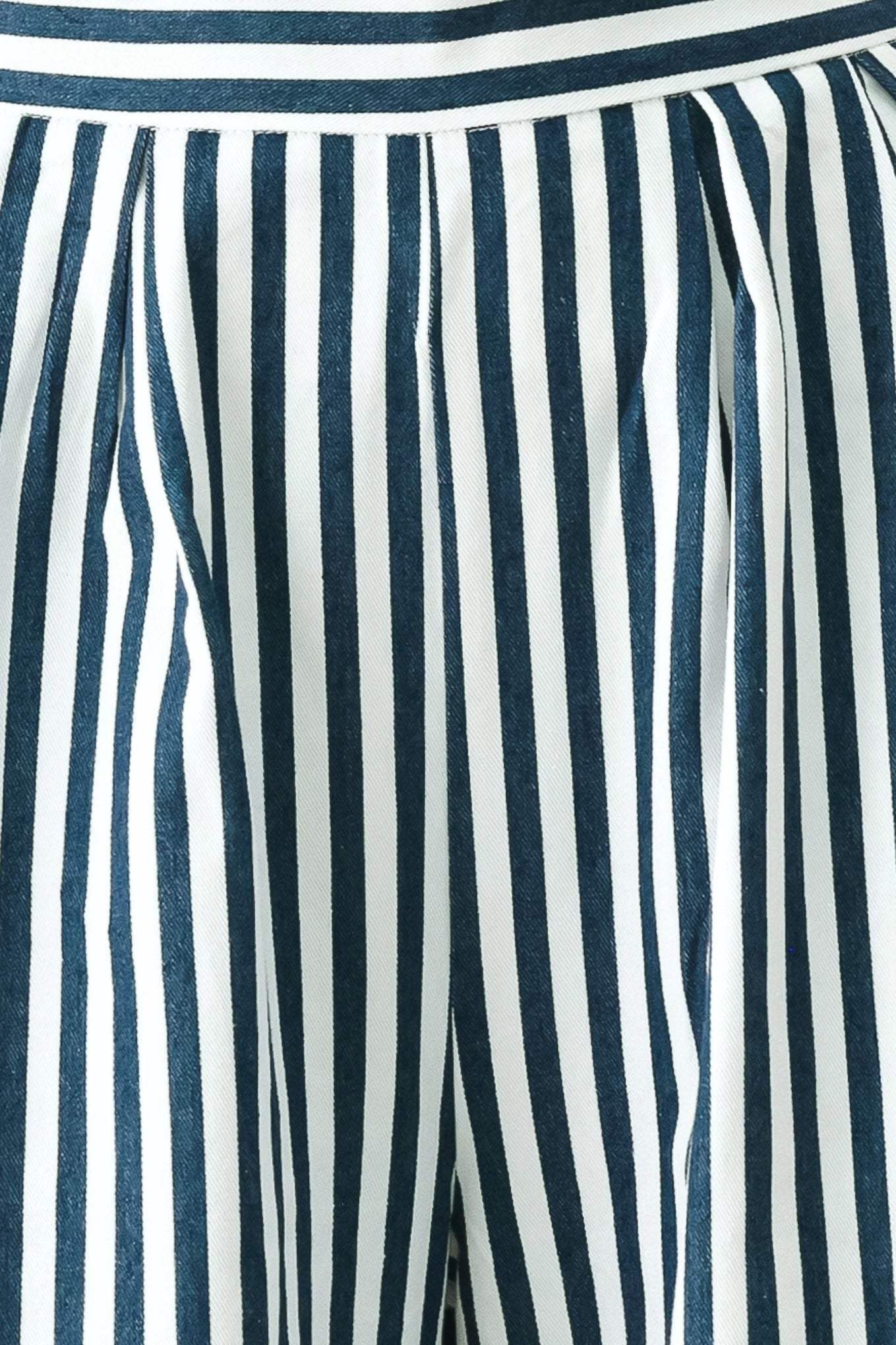 PORTSIDE STRIPE WOVEN WIDE LEG PANTS - Flying Tomato - Flyclothing LLC