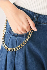 STATEMENT BLUE WIDE LEG DENIM PANTS - Flying Tomato - Flyclothing LLC