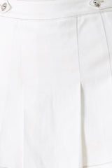 CHAMPAGNE CLUB WOVEN SKORT
