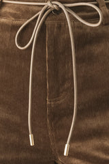 AUTUMN IN MANHATTAN BELTED CORDUROY PANTS - Flying Tomato - Flyclothing LLC