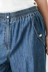 INDIGO COMFORT LINE DENIM PANTS
