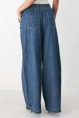INDIGO COMFORT LINE DENIM PANTS