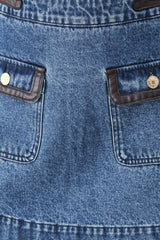 VINTAGE DENIM RENDEZVOUS DENIM SKORT - Flying Tomato - Flyclothing LLC