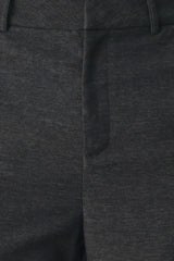 COMMAND NOIR BLACK BUTTON-HEM FLARE PANTS - Flying Tomato - Flyclothing LLC