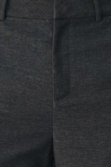 COMMAND NOIR BLACK BUTTON-HEM FLARE PANTS - Flying Tomato - Flyclothing LLC