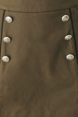 RANGER GREEN TAILORED WOVEN SKORT - Flying Tomato - Flyclothing LLC
