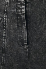 CITY LIMITS BLACK DENIM WIDE LEG PANTS - Flying Tomato - Flyclothing LLC