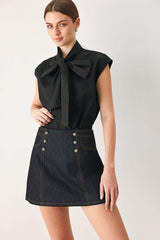 MODERN PREP DENIM SKORT - Flying Tomato - Flyclothing LLC
