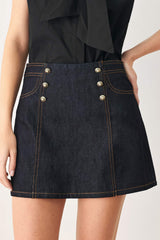 MODERN PREP DENIM SKORT - Flying Tomato - Flyclothing LLC