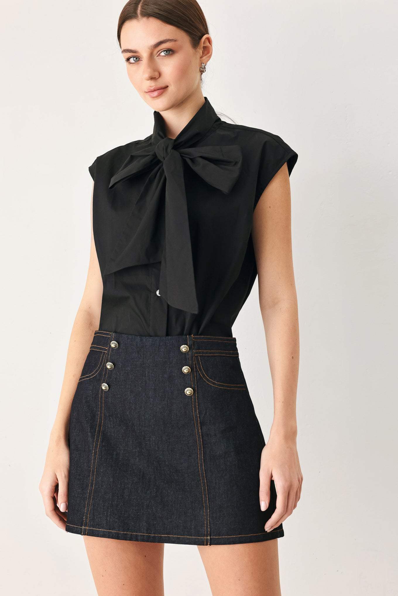 MODERN PREP DENIM SKORT