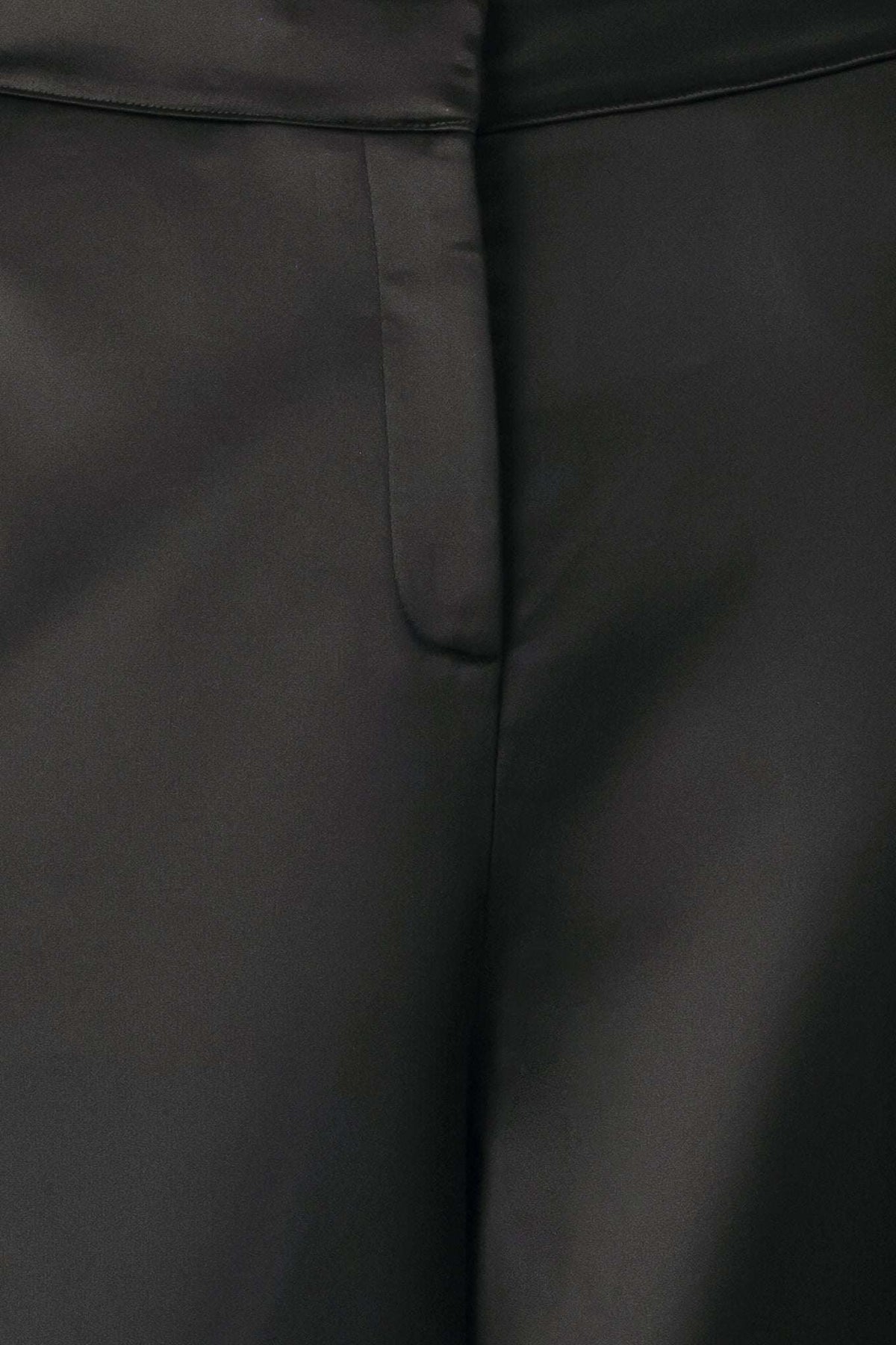MODERN NOIR BLACK/BURGUNDY WIDE-LEG PANTS - Flying Tomato - Flyclothing LLC