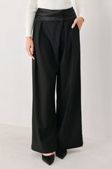 TUX REBEL BLACK HIGH-WAIST BARREL PANTS - Flying Tomato - Flyclothing LLC