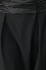 TUX REBEL BLACK HIGH-WAIST BARREL PANTS - Flying Tomato - Flyclothing LLC