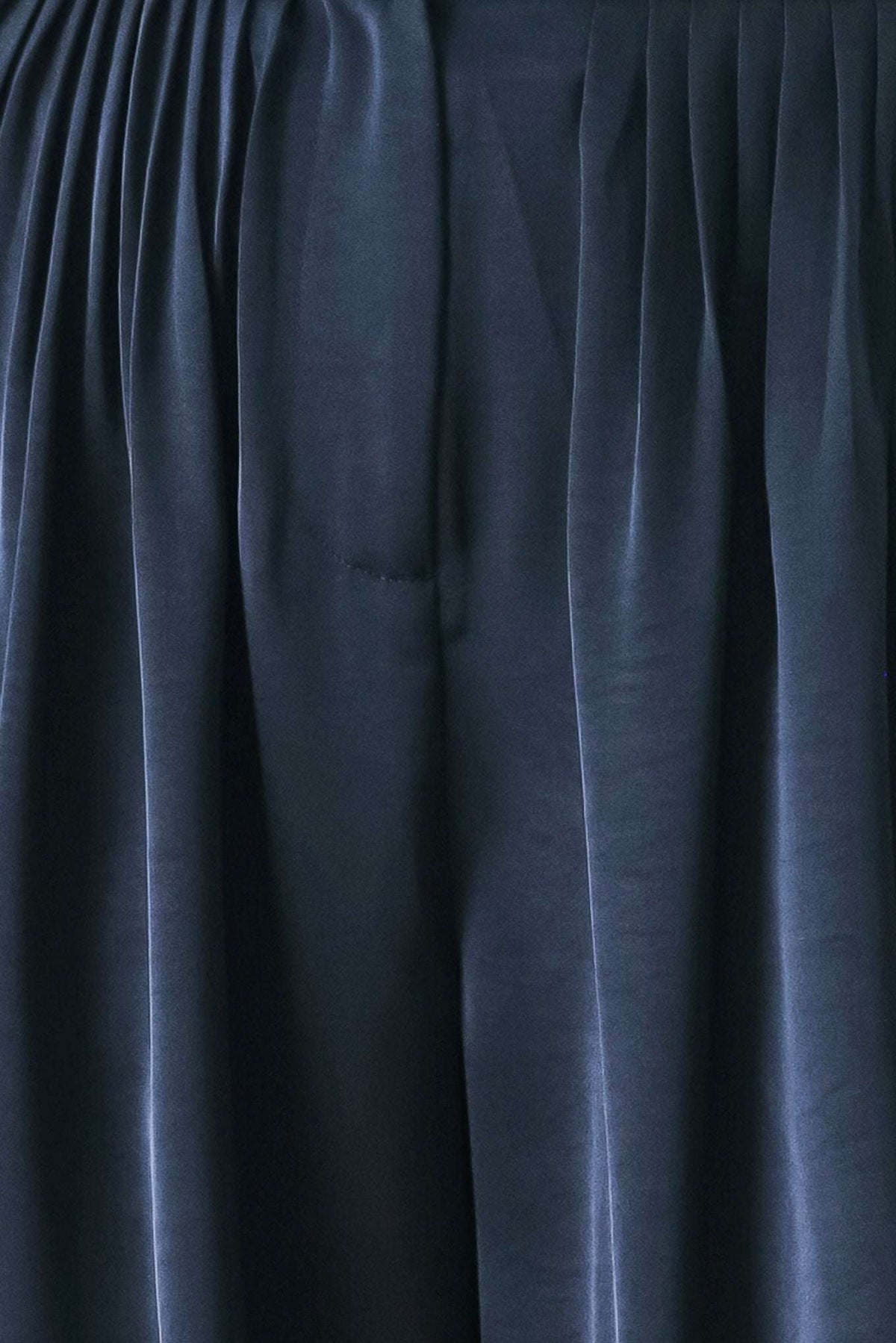 NAVY KNOT NAVY PLEATED WIDE-LEG PANTS - Flying Tomato - Flyclothing LLC